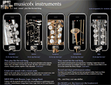 Tablet Screenshot of musicofx.com